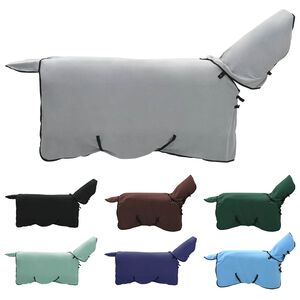 vidaXL Koc dla Koni Pełny jasnoszary i r&oacute;żowy Poliester