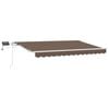 vidaXL Markiza wysuwana Ciemnoszary 600 &times; 300 cm Tkanina i aluminium