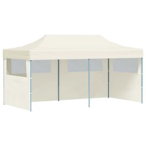 vidaXL Namiot Imprezowy Kremowy 291 x 580 x 315 cm Materiał Oxford