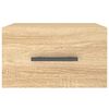 vidaXL Wiszące szafki nocne, 2 szt., dąb sonoma, 35x35x20 cm