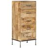 vidaXL Komoda, 45x35x106 cm, lite drewno mango
