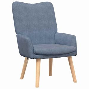 vidaXL fotel Niebieski 63 x 67 x 94 cm tkanina