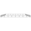 vidaXL Kojec dla psa, 36 panele, czarny, 100x50 cm, stal