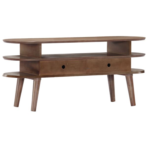 vidaXL Szafka pod TV, 110x35x50 cm, lite drewno akacjowe