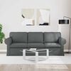 vidaXL Sofa Ciemnoszary