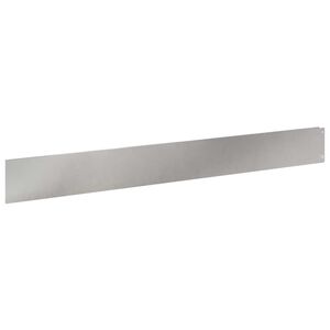 vidaXL Krawężnik do trawnika 10 szt. 100 x 12 cm Stal srebrny