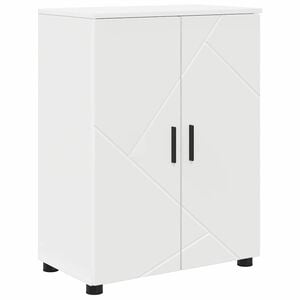 vidaXL Szafka Łazienkowa z przechowywaniem Biały 60 x 35 x 80 cm