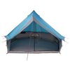 vidaXL Rodzinny namiot tipi Niebieski i szary 400 x 346 x 250 cm