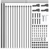 vidaXL Ogrodzenie Ogrodowe 2 pcs Szary 3,4 x 0,6 m