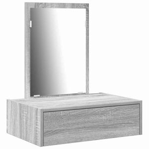 vidaXL Toaletka Szary 60 x 40 x 70 cm Drewno inżynieryjne