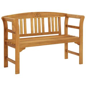 vidaXL Ławka ogrodowa, 114 cm, lite drewno akacjowe