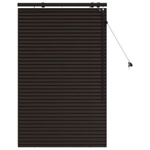 vidaXL Żaluzja wenecka Ciemny brąz 85 x 130 cm 35 mm
