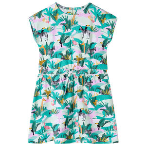 Sukienka dziecięca, jasnomiętowa, 128