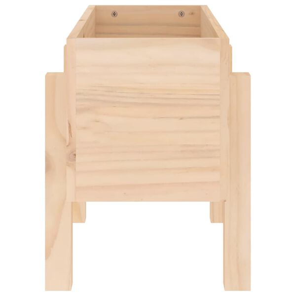 vidaXL Donica ogrodowa, 62x30x38 cm, lite drewno sosnowe