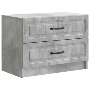 vidaXL Szafka Nocna Betonowy szary 62 x 34,5 x 44,5 cm