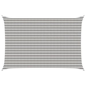 vidaXL Żagiel przeciwsłoneczny Jasnoszary i biały. 4 x 7 m HDPE