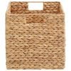 vidaXL Kosze do przechowywania 2 pcs Naturalny 28 x 28 x 28 cm