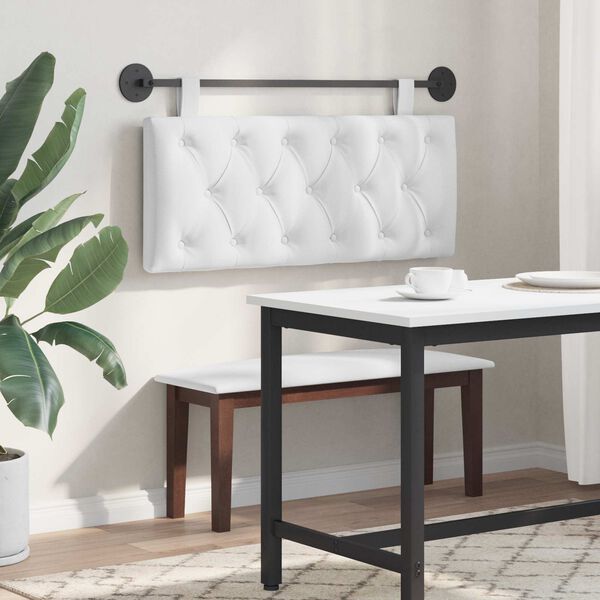 vidaXL Wisząca Głowa Biały 110 x 55 x 7 cm tkanina