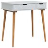 vidaxl Toaletka FAUSKE Biały 76 x 50 x 78 cm