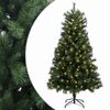 vidaXL Sztuczna choinka z zawiasami 150 cm 150 LED Ciepła biel