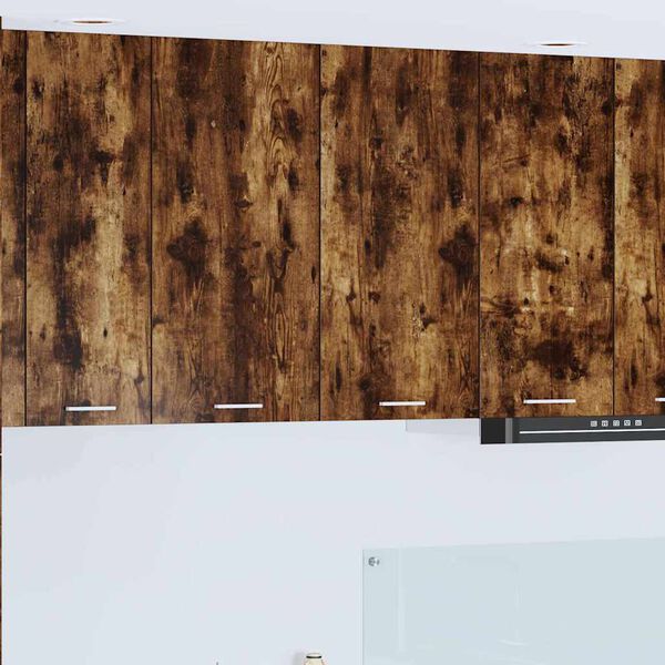 vidaXL Szafka wisząca z drzwiami Riga Dąb wędzony 80 x 31 x 80 cm