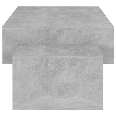 vidaXL Stolik kawowy, szarość betonu, 105x55x32 cm, płyta wiórowa