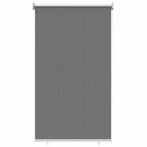 vidaXL Roleta zewnętrzna 90% blokada UV jasnoszary 80 x 140 cm HDPE