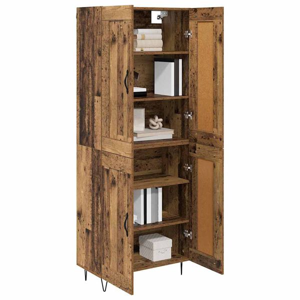 vidaXL Highboard Stare drewno 69,5 x 34 x 180 cm