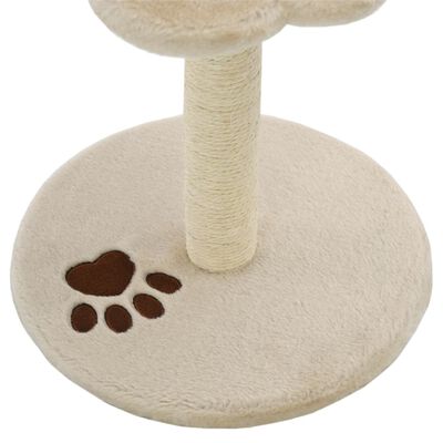 vidaXL Drapak dla kota z sizalowym słupkiem, 40 cm, beżowo-brązowy