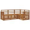 vidaXL Zestawy sof 4 pcs Naturalny Lite Drewno Akacji
