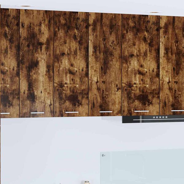 vidaXL Szafka wisząca z przechowywaniem Dąb wędzony 60 x 31 x 80 cm