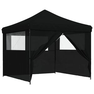 vidaXL Namiot Imprezowy Czarny 292 x 292 x 315 cm Materiał Oxford
