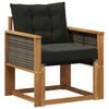vidaXL Środkowa sofa ogrodowa Lite Drewno Akacji naturalny