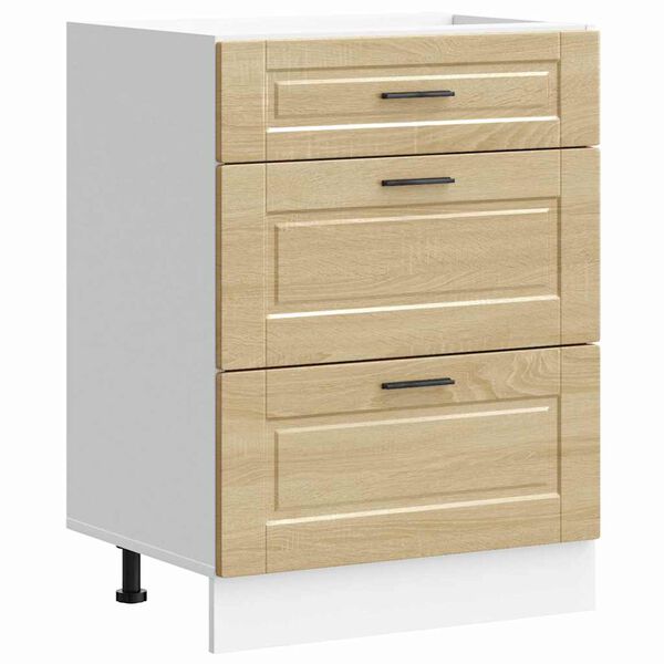 vidaXL Szafka kuchenna dolna, Porto, dąb sonoma