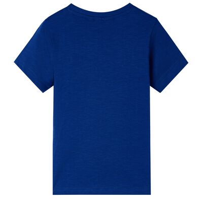 Koszulka dziecięca z krótkimi rękawami, ciemnoniebieska, 92