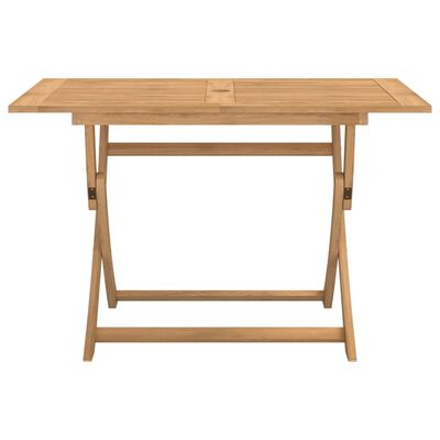 vidaXL Składany stół ogrodowy, 120x70x75 cm, lite drewno akacjowe