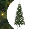 vidaXL Sztuczna choinka z 300 diodami LED Zielony 180 cm PE i PVC