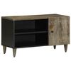 vidaXL Szafka RTV Jasnoszara 80x31,5x46 cm Drewno lite Mango