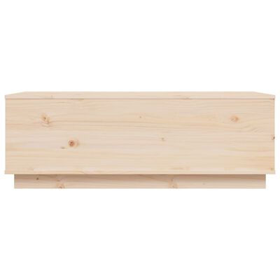 vidaXL Stolik kawowy, 100x50x35 cm, lite drewno sosnowe