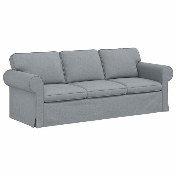 vidaXL Sofa Jasnoszary