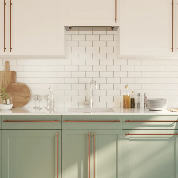 vidaXL Uchwyty do szafek, 20 szt., brąz, 480 mm, stal nierdzewna