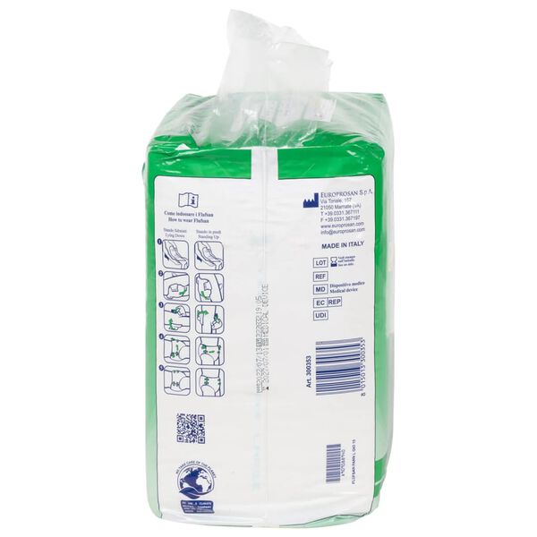 Flufsan Pieluchy dla dorosłych, jednorazowe, 15 szt., rozmiar L