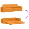 vidaXL Sofa Bed 200cm Ciemny Ż&oacute;łty tkanina