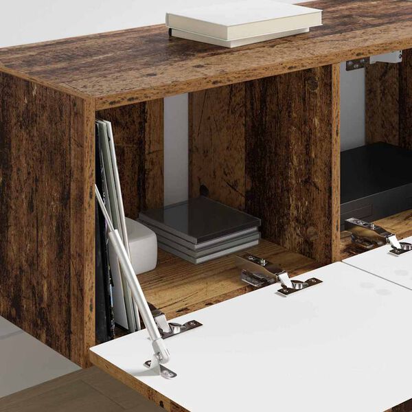 vidaXL Szafka pod telewizor Stare drewno 60 x 31 x 29.5 cm