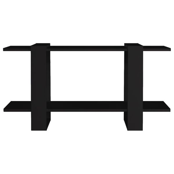 vidaXL Regał na książki, czarny, 100x30x51 cm, materiał drewnopochodny