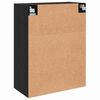 vidaXL Szafki montowane na ścianie 2 pcs Czarny dąb 69,5 x 34 x 90 cm
