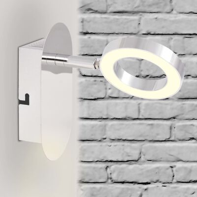 vidaXL Lampa ścienna LED z 1 żarówką, ciepłe białe światło