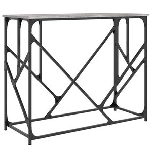 vidaXL Stolik konsolowy, szary dąb sonoma, 100x40x80 cm