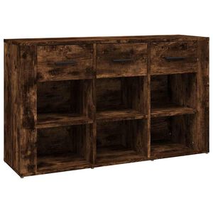 vidaXL Komoda, przydymiony dąb, 100x30x59,5cm, materiał drewnopochodny