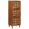 vidaXL Highboard orzech włoski 40 x 33 x 110 cm Drewno z mango